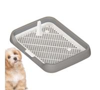 Bandeja para potty de interior para perros | Bandeja de cerámica de malla | Easy Cleaning Pet Potty, extraíble Column Dog Potty, Simple Setup Pee Holder, Puppy Potty Tray, Pet Potty Tray With Mesh,