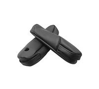 Bandeja para reposabrazos de coche Embellecedor de cubierta manija reposabrazos puerta y asiento cuero microfibra para Honda para CRV 2007 2008 2009(2pcs Seat Black Line)