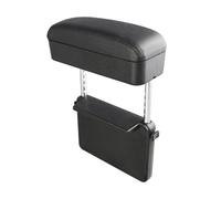 Bandeja para reposabrazos de coche Reposabrazos para coche, organizador de accesorios para reposabrazos, cojín para soporte codo para, caja ajustable universal para(Negro)