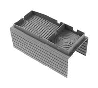 Bandeja para reposabrazos para sofá - Bandejas portavasos de silicona antideslizante de 43 x 34 x 4 cm, organizador para guardar objetos estrecho y expandido de 16,93 a 13,39 pulgadas, equipo de