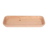 Bandeja para Servir de Madera, Plato de Madera, Platos para Servir té, Comida, Plato para Beber Agua (Assiette carrée en Bois de Fer 16,5 * 8 * 1,8CM)