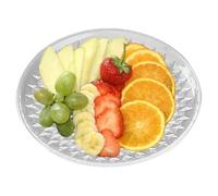 Bandeja para servir entrantes, transparente para aperitivos, elegantes platos de acrílico para servir aperitivos, platos de , bandeja transparente para aperitivos, bandeja para