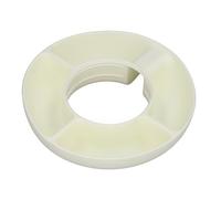 Bandeja para Servir Refrigerios, Bandeja para Servir Refrigerios, Recipiente de Silicona Dividido para Servir Frutas, Recipiente para Vaso, 40oz, 30oz (Blanco)