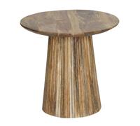 Bandeja para Servir Velas Tableta Decorativa Madera Boho Ø50cm Vintage Oriente