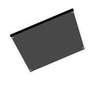 Bandeja para servir y tabla de cortar acrílica contemporánea, diseño de doble propósito para preparación de alimentos y entretenimiento, protector de encimera