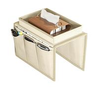 Bandeja para sofá con reposabrazos, organizador de sofá, sillón de tela Oxford, mesita de noche, sillón grande con paleta, bolsillo colgante lateral, silla con 5 bolsillos para auriculares, tableta
