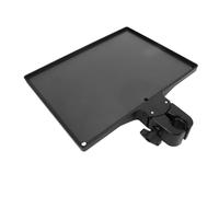 Bandeja para tarjeta de sonido, diseño de garra de cangrejo, bandeja para soporte de micrófono, abrazadera resistente para soporte de micrófono ABS en bandejas de rack para