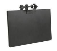 Bandeja para Tarjeta de Sonido, Soporte para Micrófono, Estante Utilitario con Abrazadera, Estante de Metal para Productos Básicos, Aleación Negra, Bandeja para Tarjeta de