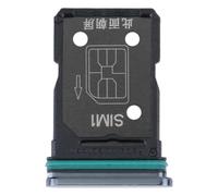 Bandeja para tarjeta SIM compatible con OPPO Reno4 5G. Bandeja de repuesto fabricada en metal color plata.
