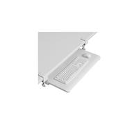 Bandeja para teclado debajo del escritorio KMT01, plataforma extraíble para teclado y ratón con abrazadera en C, cajón deslizante ergonómico que