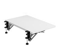 Bandeja para teclado, plataforma plegable ajustable de 90° para escribir y jugar, accesorio de escritorio que ahorra espacio con diseño fácil de abrir y cerrar