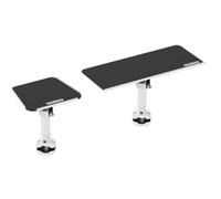 Bandeja para teclado y ratón Oplite R8 Blanca acero ajustable independiente
