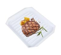 Bandeja para tocino de microondas, bandeja de panceta de , fácil bandeja de cocción para microondas | Sartén de tocino, cómoda olla de microondas, apta para todo tipo de microondas