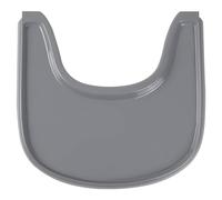 Bandeja para trona compatible con silla Stokke Tripp Trapp con superficie lisa y fuerte succión, hecha de plástico apto para alimentos (sin BPA, BPS, BPF, sin plomo ni ftalatos), color gris