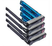 Bandeja para unidad SAS SFF de 2,5 pulgadas (paquete de 4) - Aluminio - Compatible con servidores de las series ProLiant y DL