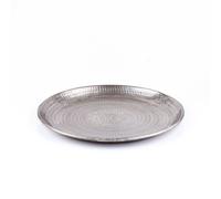 Bandeja Para Velas Bandeja De Servicio Diseño Escandinavo Imera Plata 30cm