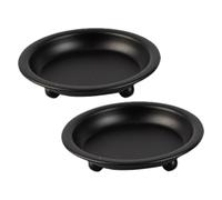 Bandeja para Velas: Placa de Hierro Moderna, Centro de Mesa Vintage con diseño Decorativo, portavelas con Base Resistente, decoración del hogar para Mesa de Centro, Bandeja Decorativa para exh