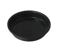 Bandeja platillo de plástico PP para plantas de interior, paquete de 2, negro, 4/6/7/8/10 pulgadas (juego de 2), BPA y resistente a la intemperie (4 pulgadas)