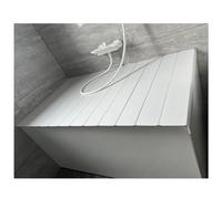 Bandeja plegable para bañera, cubierta multifuncional a prueba de polvo y accesorios de baño de PVC para lectura y relajación en el spa, tapa ideal para la máxima comodidad