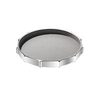 Bandeja poligonal para vegetales con diamantes - Mum Light ry Leather Jewelry Nizer para decoración del hogar, mesa de café, acento chic Sto Solut y diseño moderno