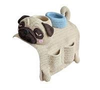 Bandeja portaobjetos para sofá- Organizador para sofá 45 x 28 cm, porta bolsillos para hilos blandos, utilidad doméstica con base antideslizante | Cómodo accesorio de salón para tazas y aperitivos