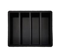 Bandeja profesional para cubitos de, tiras para entusiastas de los cócteles, moldes de silicona seguros, bandeja para cubitos de apta para lavavajillas