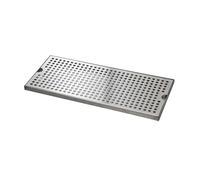Bandeja recogegotas de Cerveza de 30 cm con diseño sin desagüe, Apta para Torres de Cerveza y dispensadores de Bar, Ideal para cervecerías caseras, Bares y restaurantes, Fabricada en Acero i