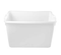 Bandeja Rectangular Con Asa 62x42x30 Giganplast 250 Blanco