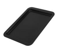 Bandeja Rectangular de Acero Negro para Horno, Galletas y Asado | Acabado Elegante y Limpio, Diseño Amplio, para Repostería Casera, Cenas al Horno y Limpieza Rápida