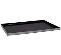 Bandeja Rectangular de aluminio bordes rectos soldadas aleación 3003, diámetro 60 x 40 cm