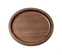 Bandeja rectangular de madera natural para mesa de café para estación de té, carrito de postre, snack bar y encimera de cocina (TP03 (pequeño))