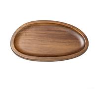 Bandeja rectangular de madera para té, café, postres, frutas y aperitivos con diseño atemporal y utilidad práctica para servir todos los días (TP04 (pequeño)