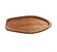 Bandeja rectangular de madera para té, café, postres, frutas y aperitivos con diseño atemporal y utilidad práctica para servir todos los días (TP07 (pequeño)