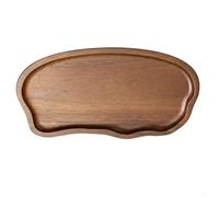 Bandeja rectangular de madera para té, café, postres, frutas y aperitivos con diseño atemporal y utilidad práctica para servir todos los días (TP06 (pequeño)