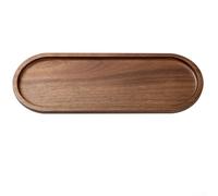 Bandeja rectangular de madera para té, café, postres, frutas y aperitivos con diseño atemporal y utilidad práctica para servir todos los días (TP02 (grande)