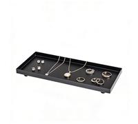 Bandeja rectangular de metal para velas, de almacenamiento de llaves, bandeja de almacenamiento de joyas, para el hogar, apartamento, sala de estar, mesa de comedor, dormitorio, baño, entrada
