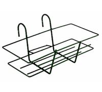 Bandeja rectangular de plástico verde
