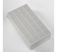 Bandeja rectangular para hornear con 12 moldes extraíbles para letras y números, lata de aleación de aluminio anodizado para diseños personalizados