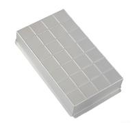 Bandeja rectangular para hornear, lata de aleación de aluminio con 12 moldes extraíbles para letras y números, acabado anodizado para pasteles de cumpleaños, mensajes personalizados y fiestas