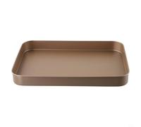 Bandeja rectangular sin hornear para pan y pasteles, bandeja de horno de acero al carbono de 10 pulgadas con revestimiento suave, para fácil limpieza, resistente al calor, no