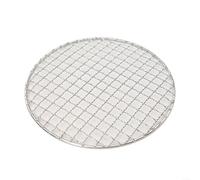 Bandeja redonda de acero inoxidable para barbacoa, horno de parrilla y cocina portátil con material resistente y limpio (20 cm)
