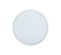 Bandeja redonda de resina, patrón de rejilla, bandeja inferior, molde de silicona, molde epoxi, artesanía, tabla de servir, forma de cuenco, bandeja redonda