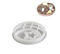 Bandeja redonda de silicona flexible y resistente, accesorio para el hogar para proyectos de manualidades fáciles y creación artística, silicona de uso diario