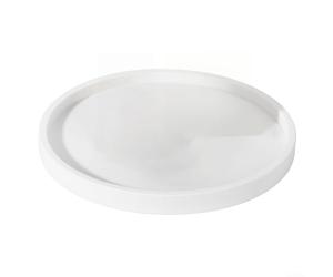 Bandeja redonda de silicona para baño, organizador de fregadero | Para silicona premium, inastillable y antideslizante, protege encimeras, ideal para jabón y esponjas, fácil de limpiar