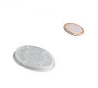 Bandeja redonda decorativa para servir, solución portátil para entretenimiento, accesorio de cocina, bandeja de servir en relieve de silicona