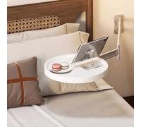 Bandeja redonda montada en la pared, mesa de comedor con diseño abatible que ahorra espacio, extensor de mesa auxiliar flotante, pequeña mesita de noche colgante para uso doméstico versátil