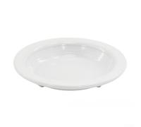 Bandeja redonda para portavelas hecha de hierro para sala de estar, mesa de comedor, entrada para uso doméstico vintage (blanco)