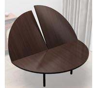 Bandeja redonda plegable para servir - Extensor de mesa de 47.2 pulgadas para espacios pequeños, diseño sin patas, perfecto para cenas familiares y fiestas de cumpleaños, solución versátil y que