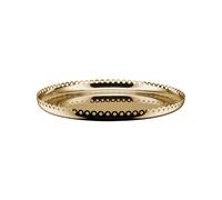 Bandeja Redondo Alessi Edges 35 cm Acero inoxidable ITM09 BR Latón