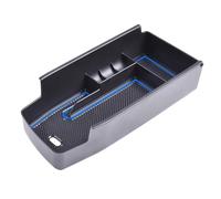 Bandeja Reposabrazos Compatible Con Chevrolet Para Bolt EUV EV 2022 2023 Interior Del Coche Apoyabrazos Secundario Almacenamiento Guantera Consola Central Bandeja Organizadora(Blue Line)